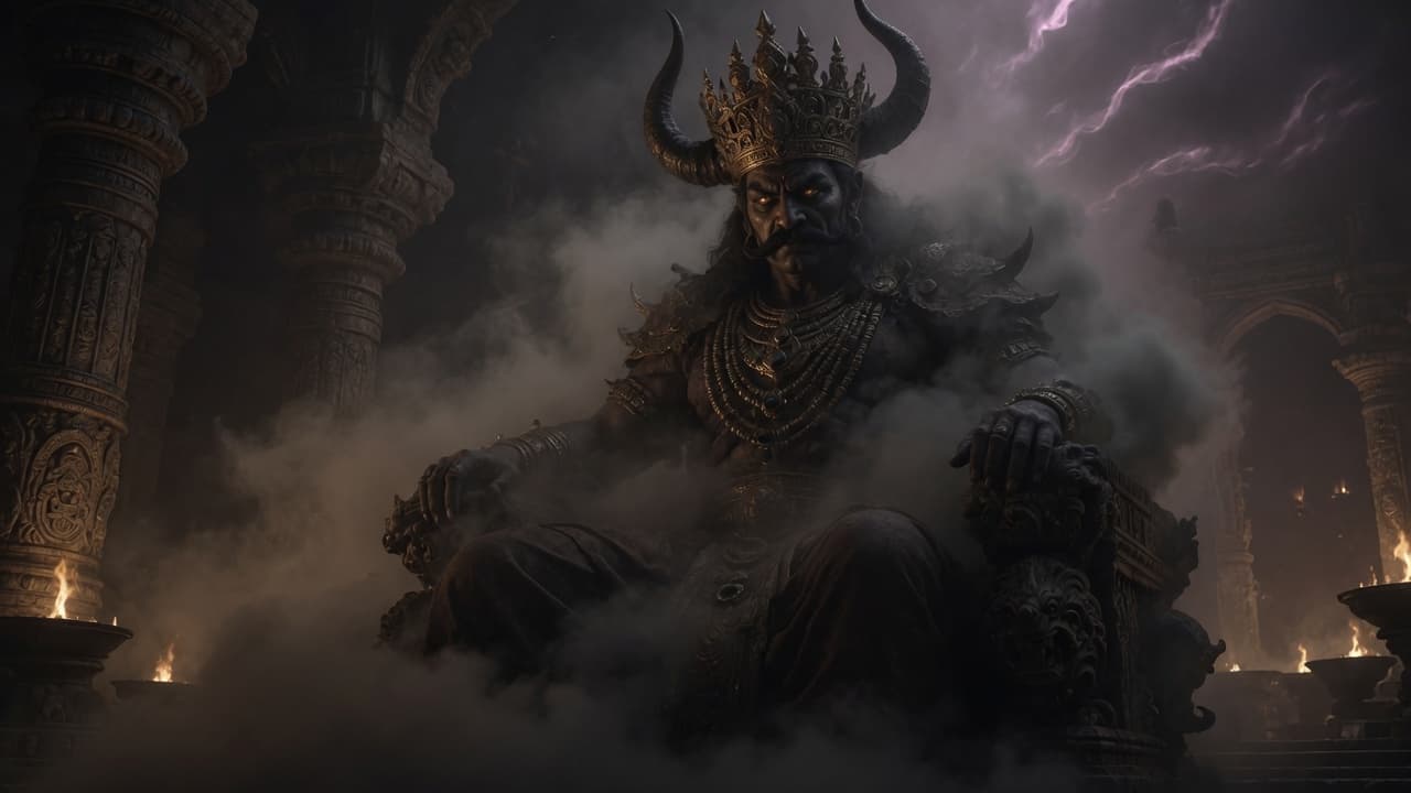 Hiranyakashipu and Narasimha