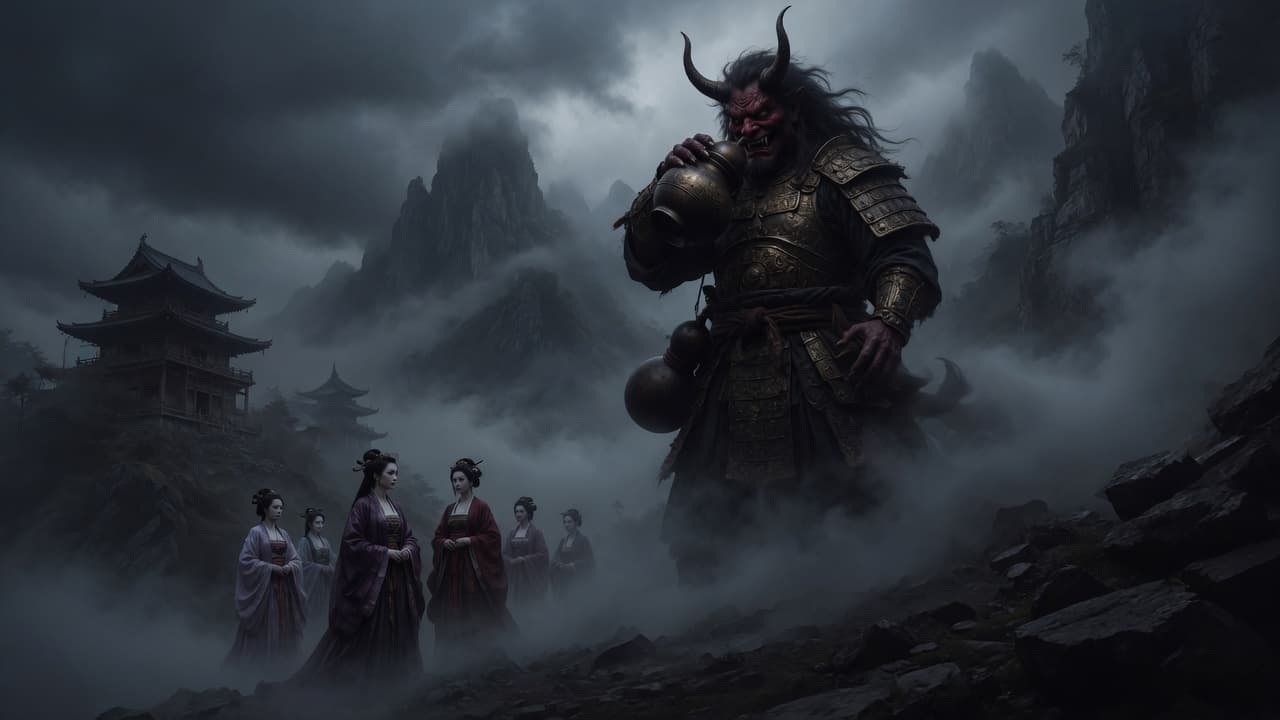 Shuten Dōji, demon king of Mount Ōe