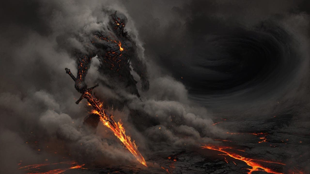 Surtr, the fire giant of Muspellheim